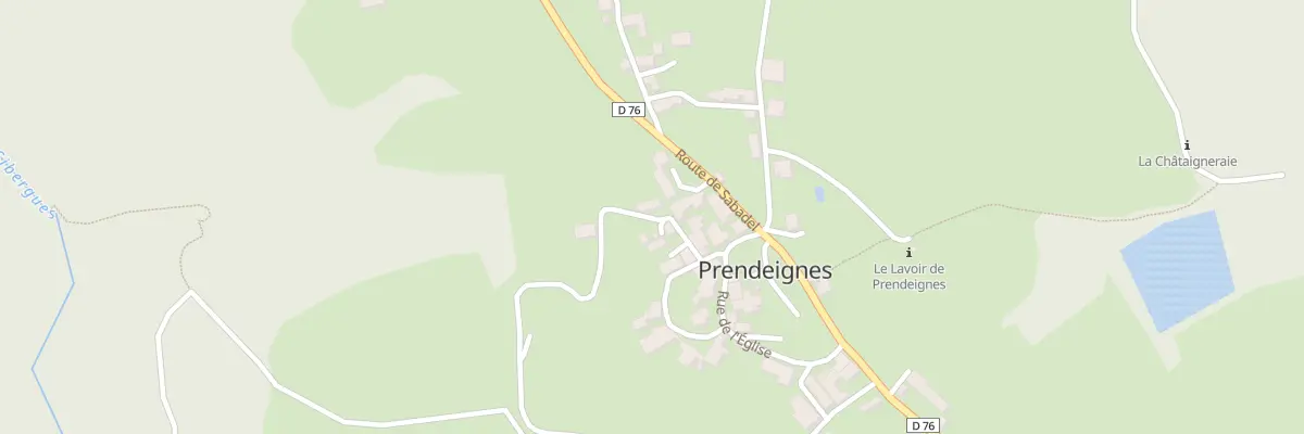 Plan du 5024 Le Bourg à Prendeignes