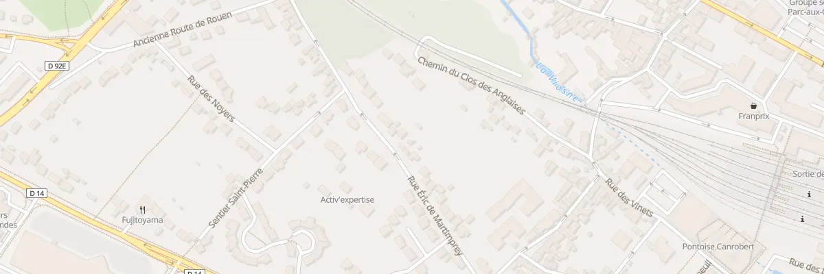 Plan du 46 Rue Eric de Martimprey à Pontoise