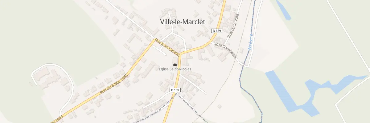 Plan du 1 Rue Marius Sire à Ville-le-Marclet