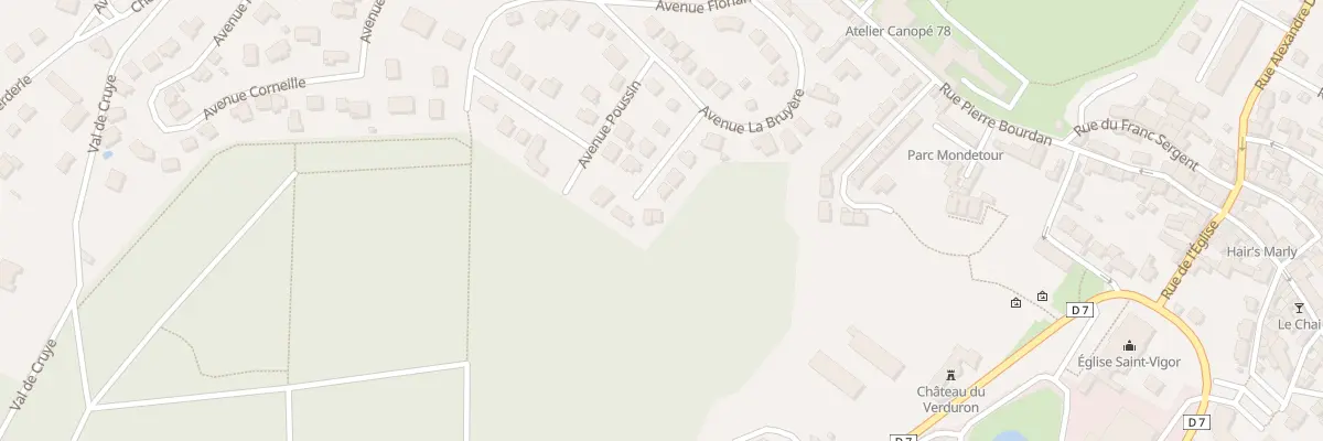 Plan du 9 Av Lebrun à Marly-le-Roi