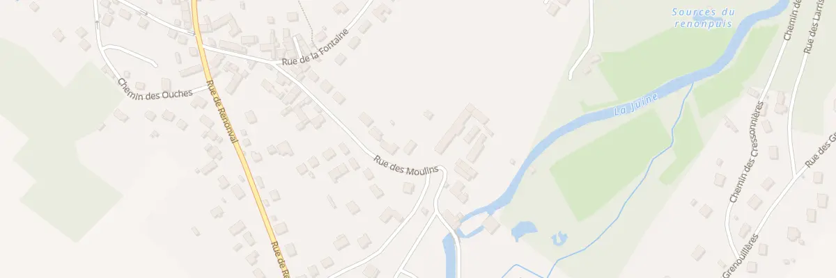 Plan du 19 Rue des Moulins au Mérévillois