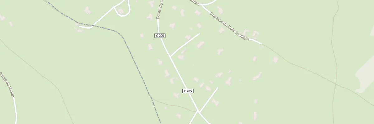 Plan du 5107 Bois de Villes à Lunan