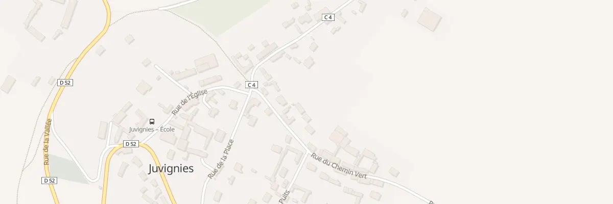 Plan du 9 Rue du Chemin Vert à Juvignies