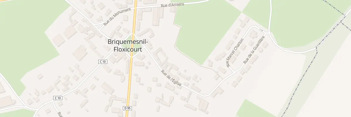 Plan du 7 Rue l’Eglise à Briquemesnil-Floxicourt