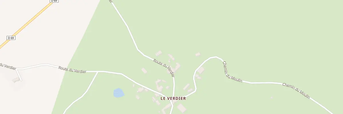 Plan du 5100 Le Verdier à Morlhon-le-Haut