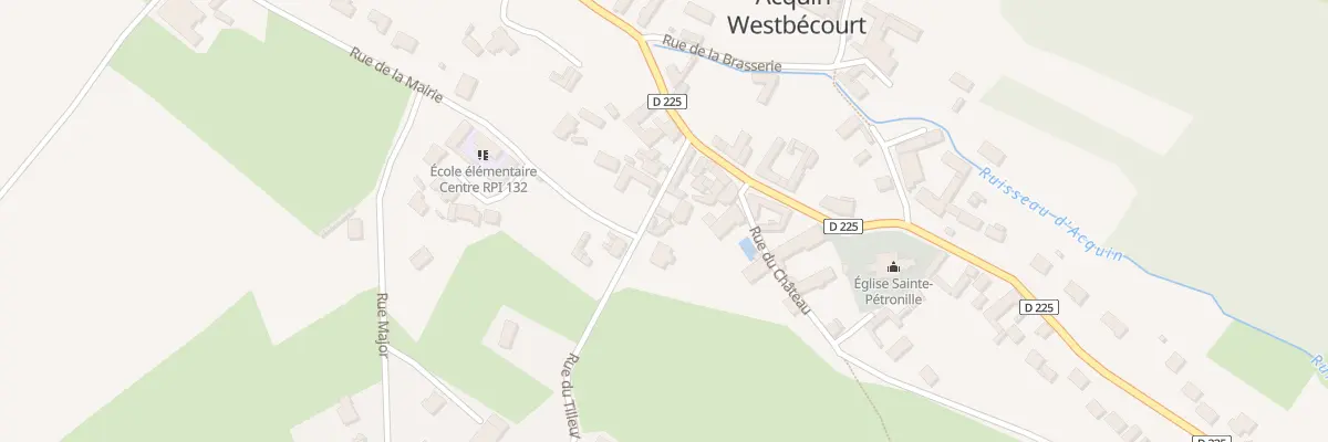 Plan du 7 Rue du Tilleul à Acquin-Westbécourt
