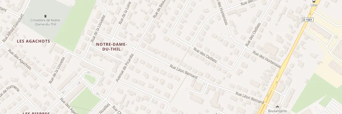 Plan du 24 Rue Léon Bernard à Beauvais