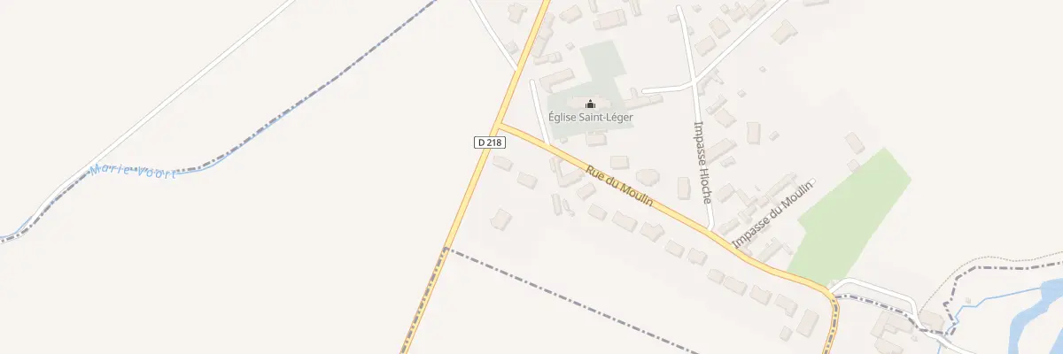 Plan du 30 Rue du Moulin à Polincove
