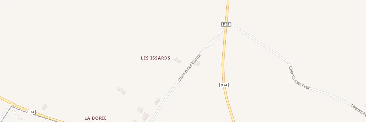 Plan du 5111 Les Issards à Orban