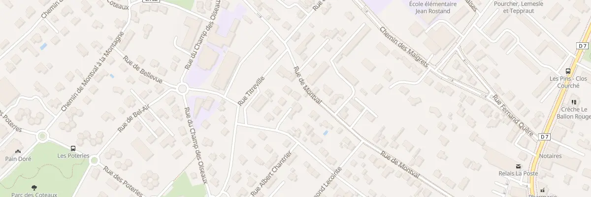 Plan du 61 Rue de Montval à Marly-le-Roi