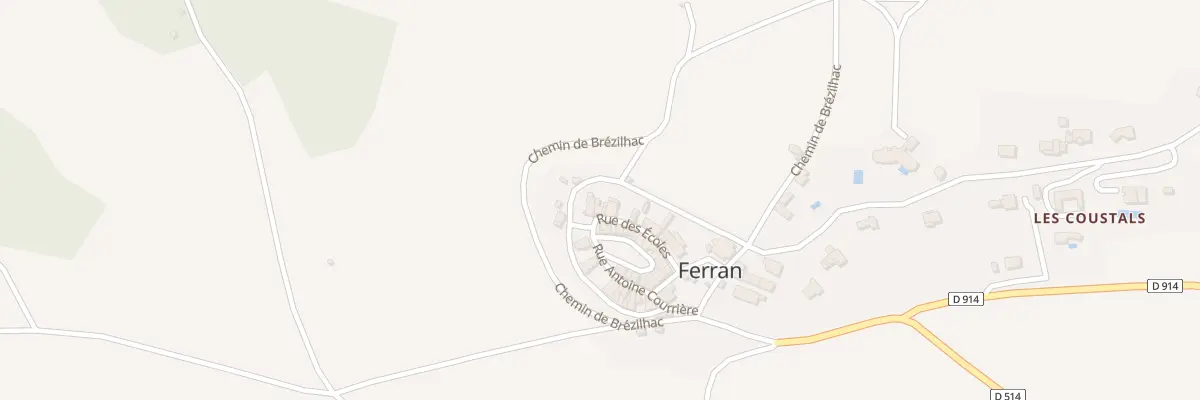 Plan du 7 Le Village à Ferran