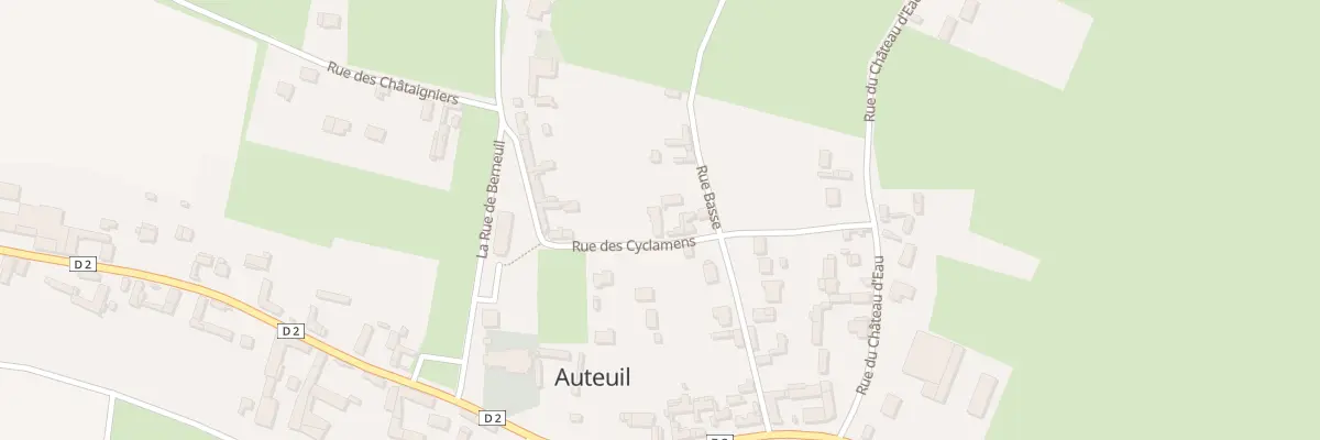 Plan du 3 Rue des Cyclamens à Auteuil