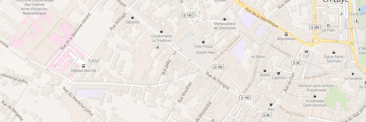 Plan du 45B Rue de Pologne à Saint-Germain-en-Laye