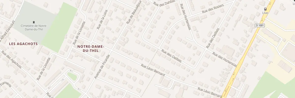 Plan du 47 Rue des OEillets à Beauvais