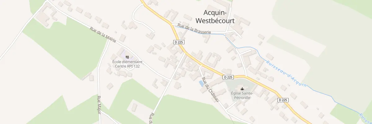 Plan du 35 Rue Principale à Acquin-Westbécourt