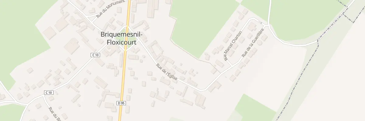 Plan du 11 Rue l’Eglise à Briquemesnil-Floxicourt