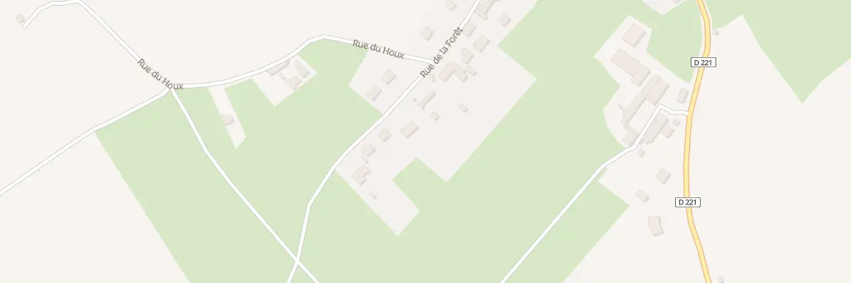 Plan du 25 Rue de la Forêt à Nort-Leulinghem