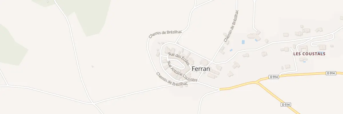 Plan du 3 Rue Duu Castel à Ferran