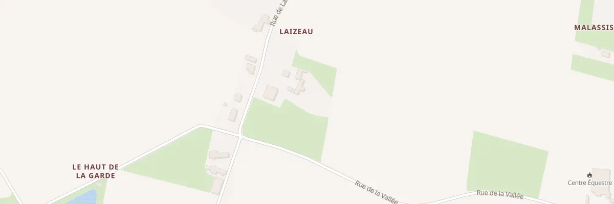 Plan du 1565 Rue de Laizeau à Traînou