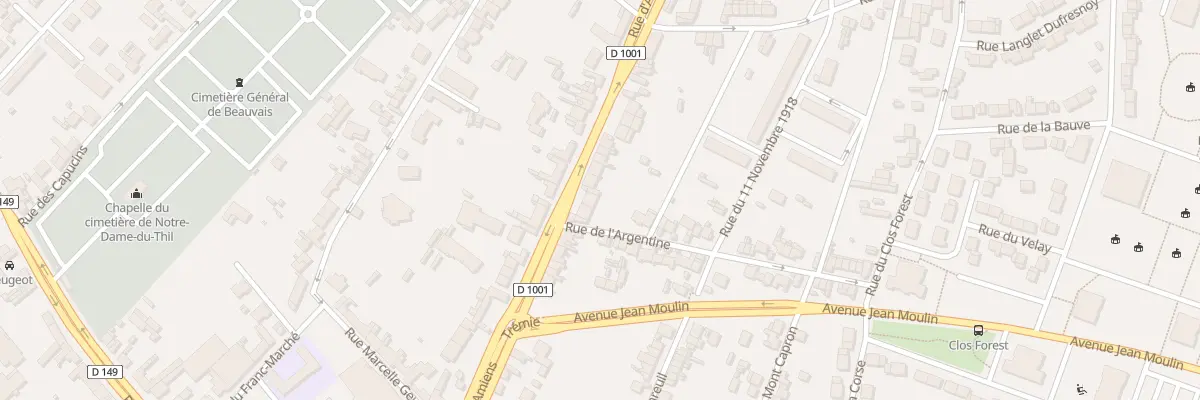 Plan du 56 Rue d’Amiens à Beauvais