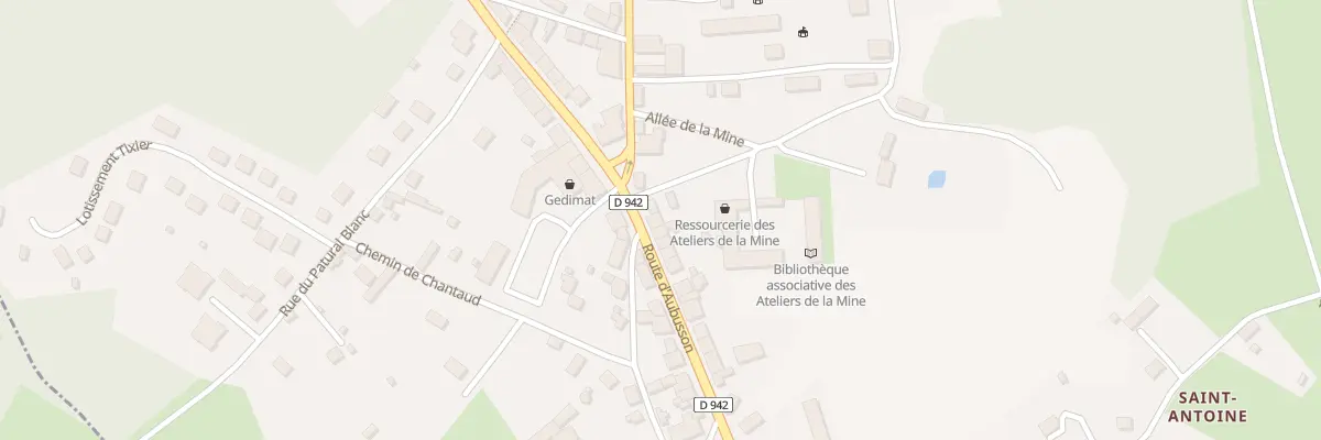 Plan du 3 Rte d’Aubusson à Lavaveix-les-Mines