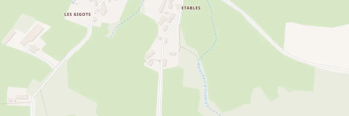 Plan du 11 Etables à Clugnat