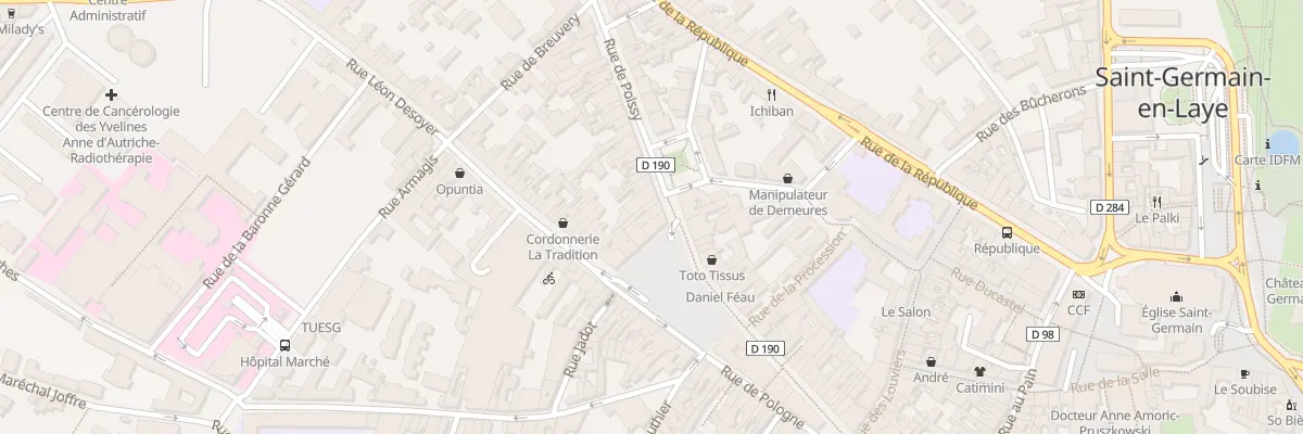 Plan du 9T Rue de Poissy à Saint-Germain-en-Laye