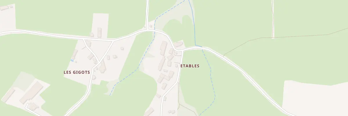 Plan du 4 Etables à Clugnat