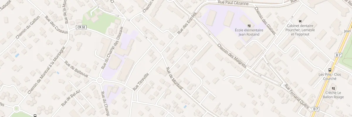 Plan du 60 Rue de Montval à Marly-le-Roi