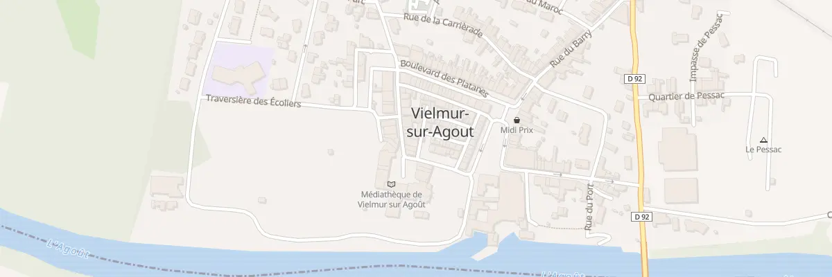 Plan du 2 Rue Sainte Germaine à Vielmur-sur-Agout
