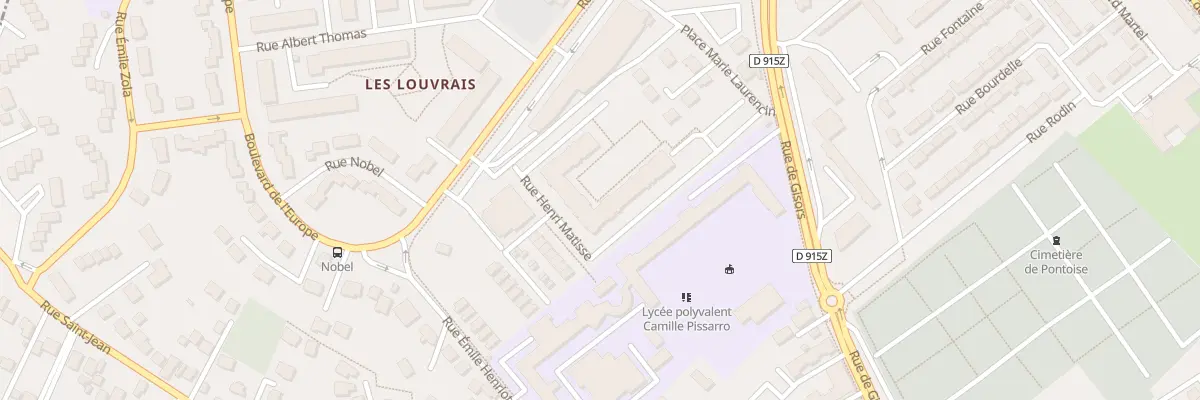 Plan du 2C Rue Henri Matisse à Pontoise
