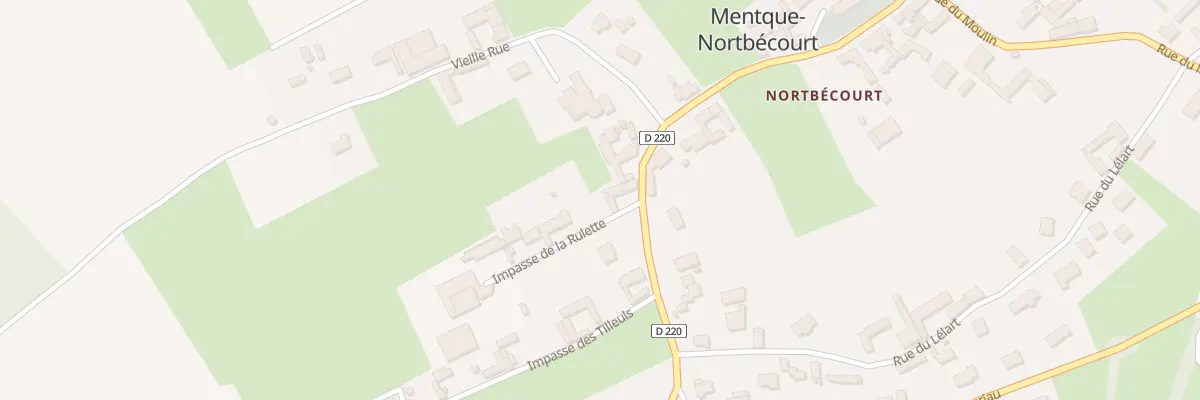 Plan du 394 Rue Principale à Mentque-Nortbécourt