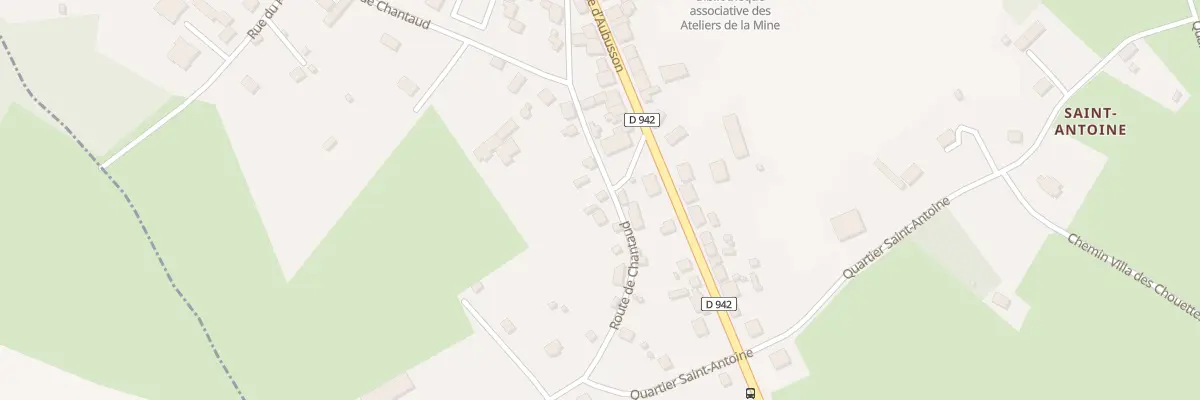 Plan du 14 Rte de Chantaud à Lavaveix-les-Mines