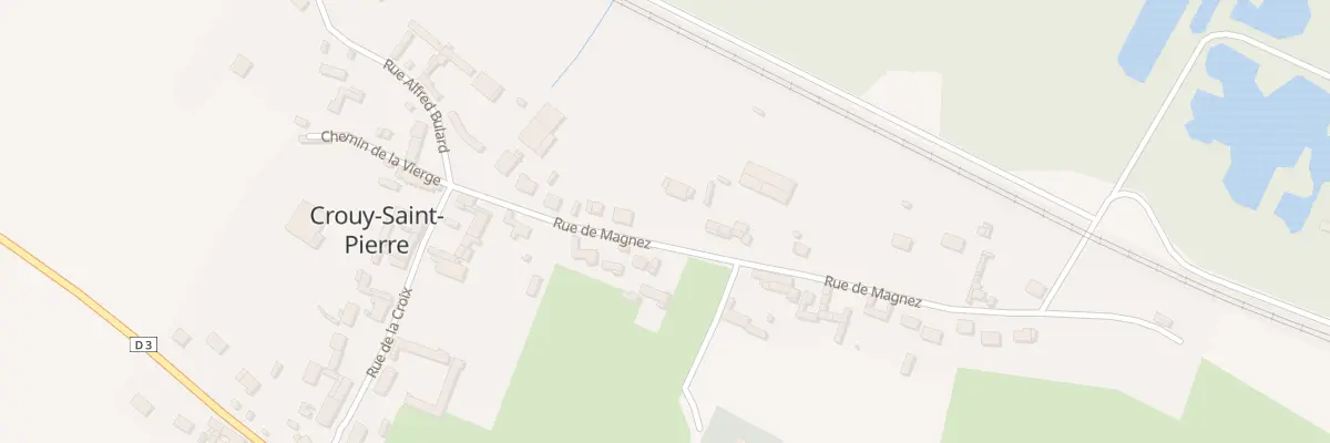 Plan du 9 Rue de Magnez à Crouy-Saint-Pierre