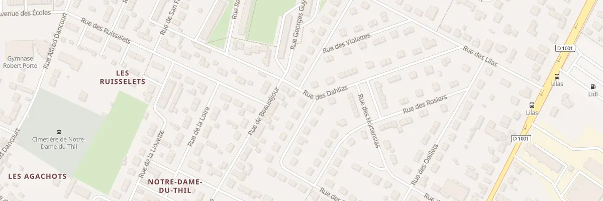 Plan du 63 Rue des OEillets à Beauvais