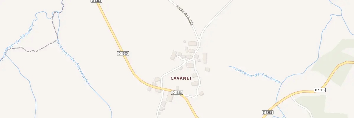 Plan du 5146 Cavanet à Goulles