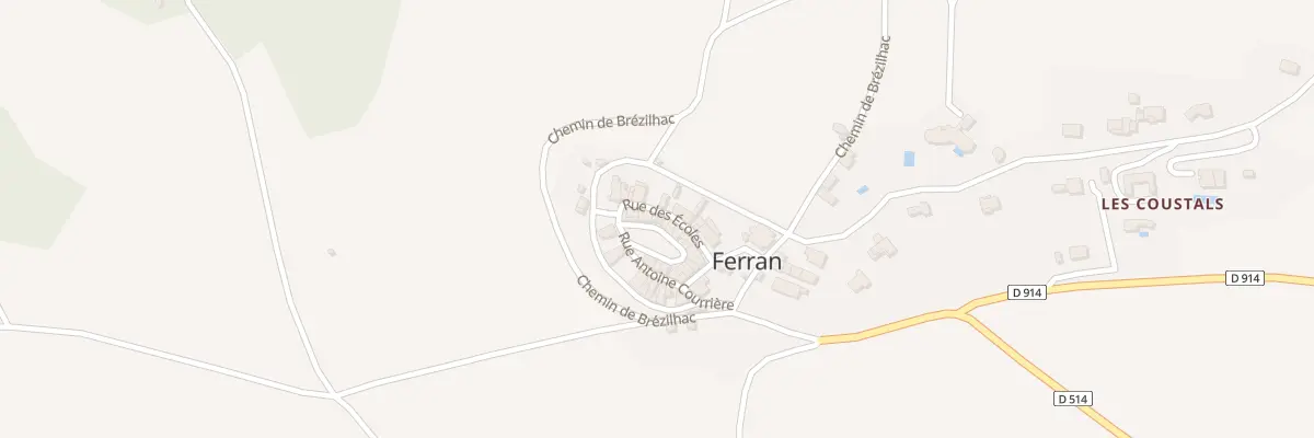 Plan du 14 Rue Antoine Courrière à Ferran