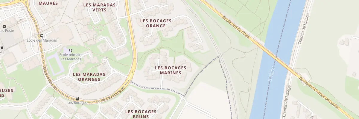 Plan du 13 Rue des Bocages Marines à Pontoise