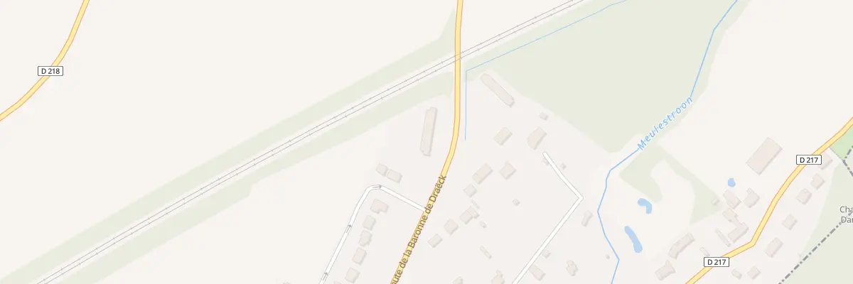 Plan du 325 Rue de la Baronne de Draëck à Recques-sur-Hem