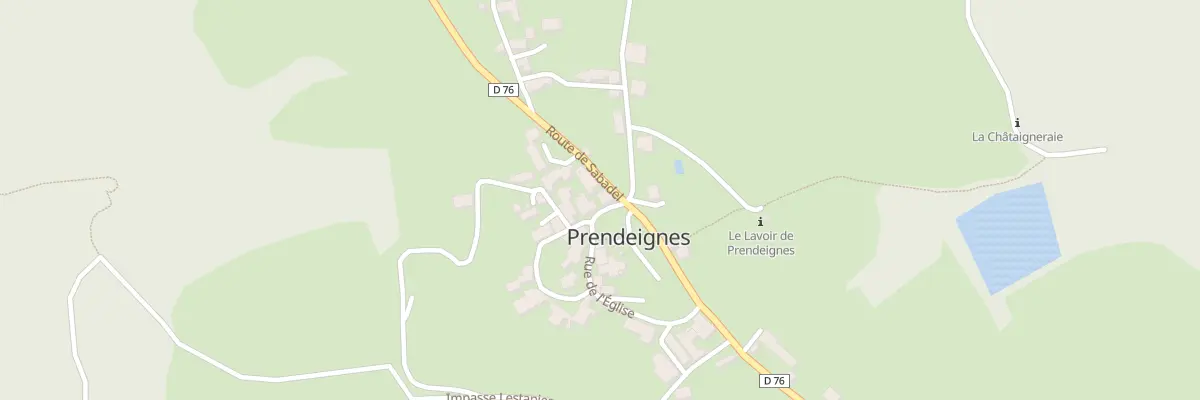 Plan du 5029 Le Bourg à Prendeignes