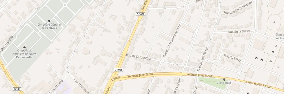 Plan du 62 Rue d’Amiens à Beauvais