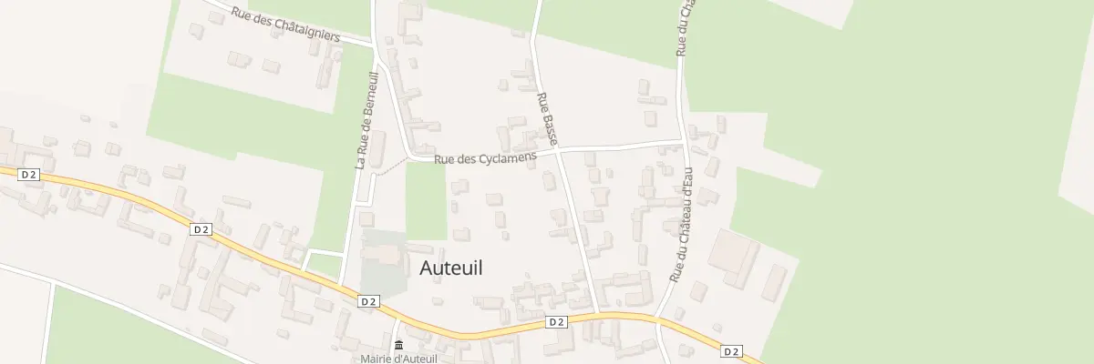 Plan du 8 Rue Basse à Auteuil