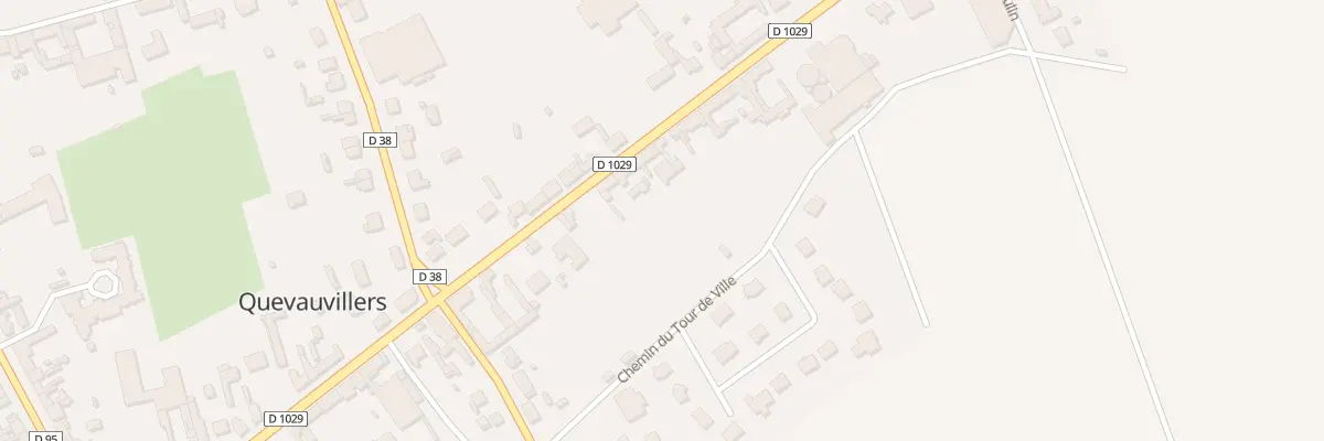 Plan du 21 Vc Chaussee Thiers à Quevauvillers