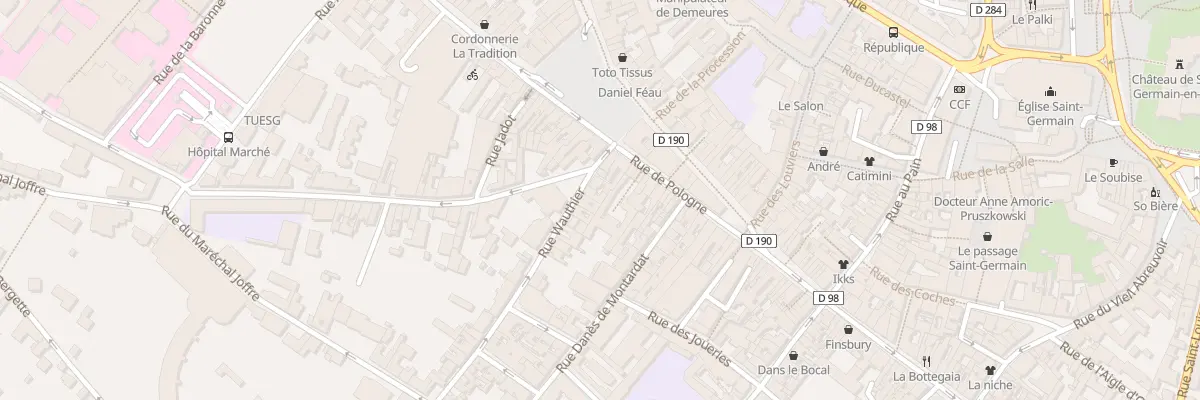 Plan du 7 Rue Wauthier à Saint-Germain-en-Laye
