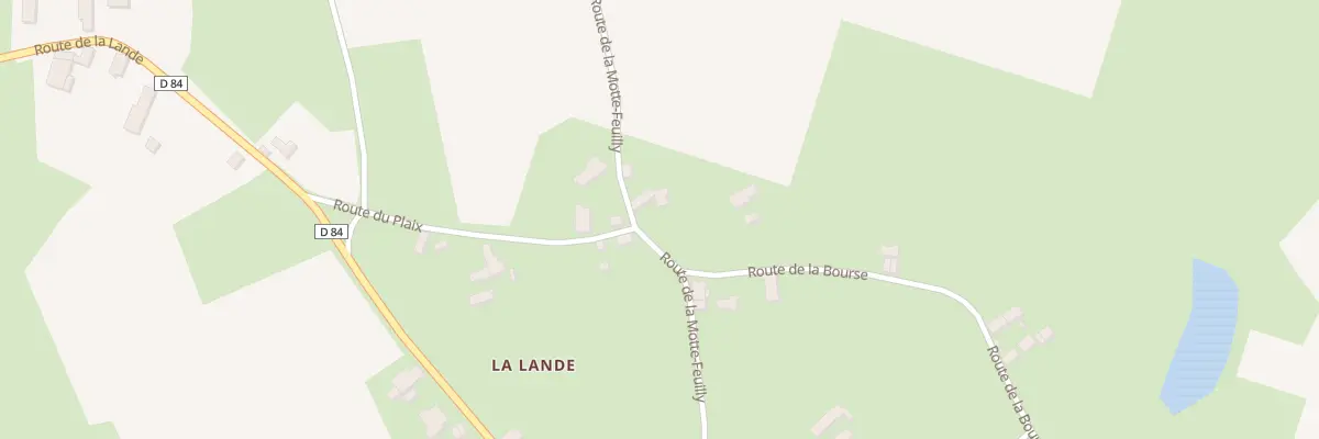 Plan du 12 Rte de la Motte-Feuilly à Feusines