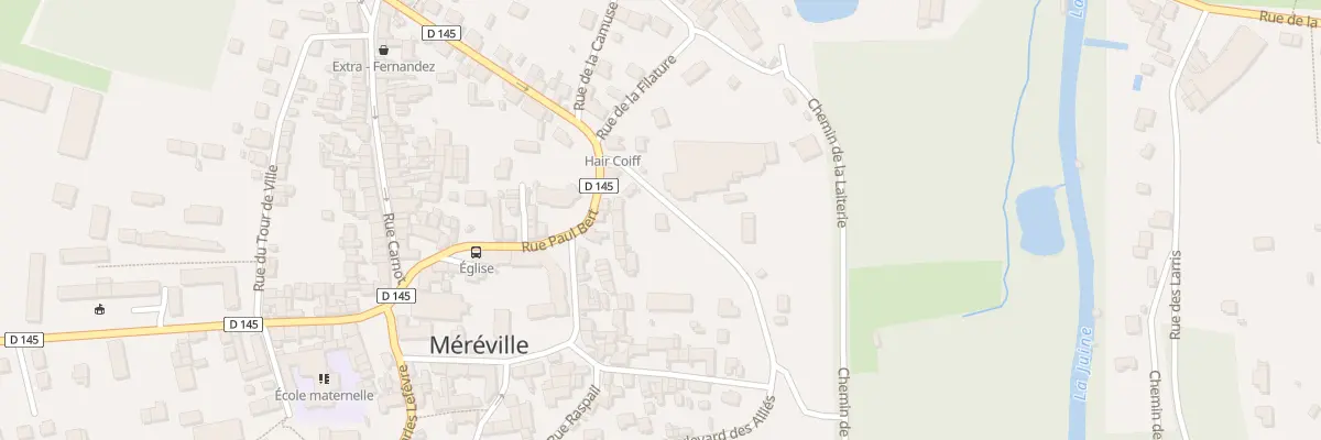Plan du 8 Bd des Alliés au Mérévillois