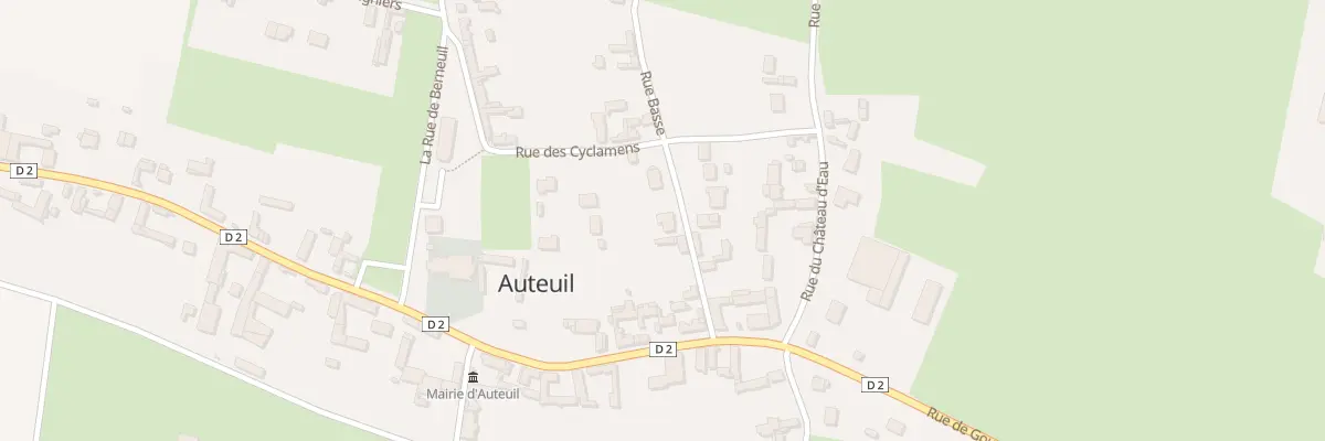 Plan du 6 Rue Basse à Auteuil