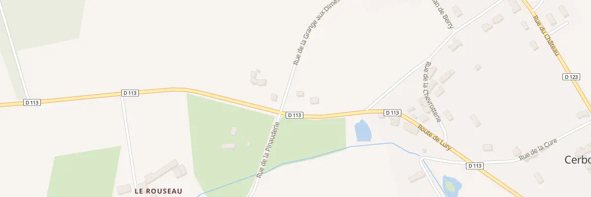 Plan du 11 Rue de la Grange aux Dîmes à Cerbois