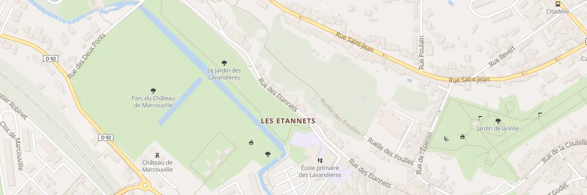 Plan du 66 Rue des Etannets à Pontoise