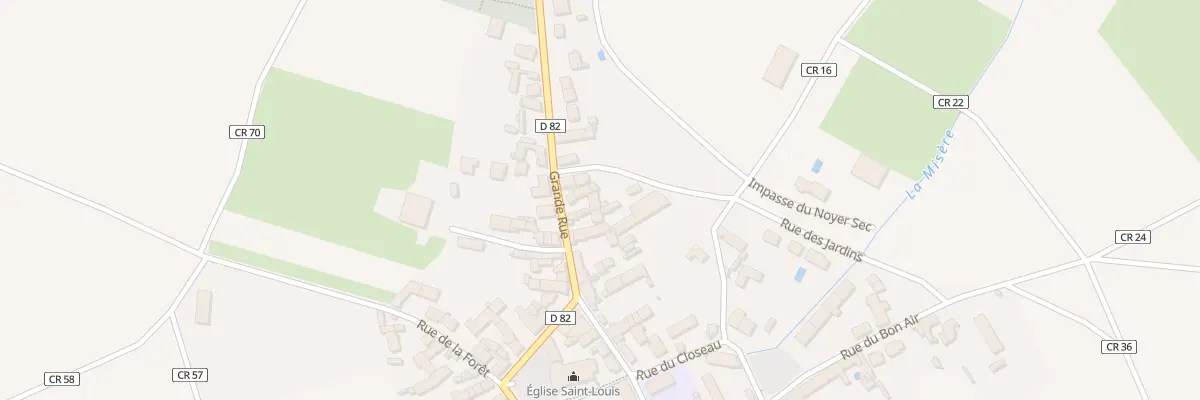 Plan du 34 Grande Rue à Boissy-le-Sec